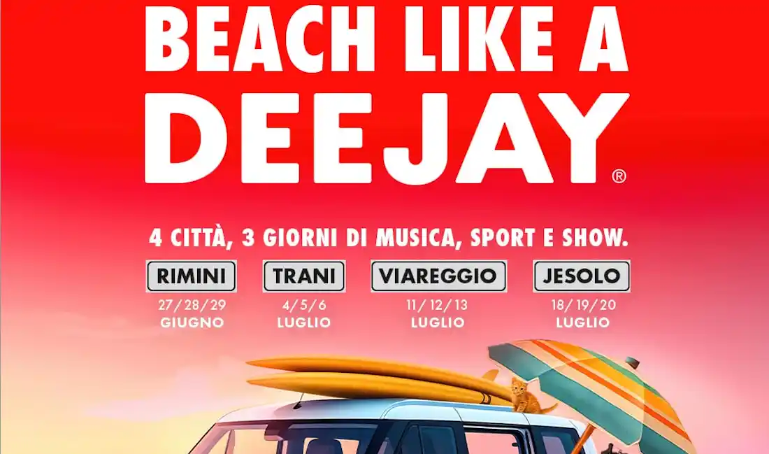 beach like a deejay rimini2025